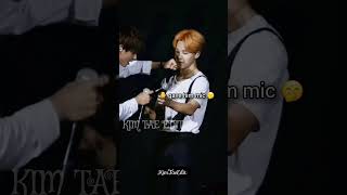 The way jimin🐥 helping taehyung🐻 on stage😍💜 bts taehyung shorts [upl. by Dincolo]