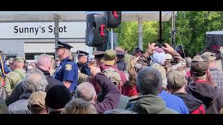 Ted Nugent at the Fred Bear statue dedication in Grayling [upl. by Akimit]