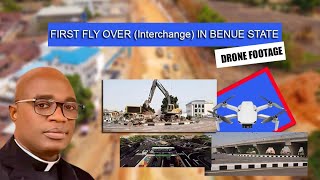 FIRST FLY OVER IN MAKURDI CITY  BENUE STATE  4K DRONE FOOTAGE [upl. by Haya]