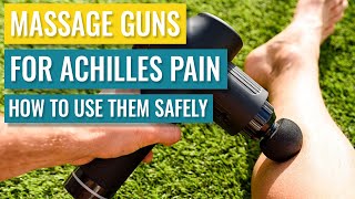 Using a Massage Gun for Achilles Tendonitis [upl. by Pascale]