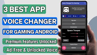 3 Best Voice Changer For Gaming App Android in 2024 [upl. by Krid]