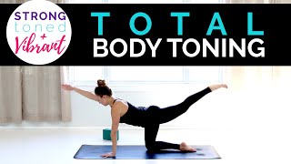 30 min Total Body Toning  Yoga Tone amp Sculpt [upl. by Undine]