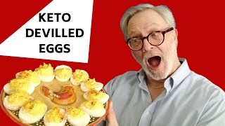 KETO DEVILLED EGGS an LCHF American classic for ValentinesDay [upl. by Harley]