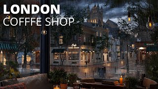 London Coffee Shop Ambience  Rain Ambience for Studying Relaxing and Focus [upl. by Engracia97]