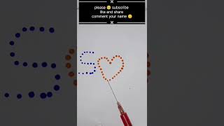 S ❤ J love trending song art drawing waterwritingvlogs [upl. by Tebasile]