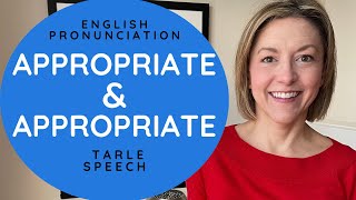 How to Pronounce APPROPRIATE amp APPROPRIATE  American English Heteronym Pronunciation learnenglish [upl. by Nnayrrehs]