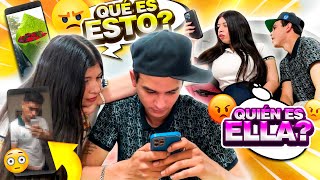 LE PIDE LA VERDADERA PRUEBA REVISANDOLE EL CELULAR A SU NOVIA  le encontro psk 😳 [upl. by Kaitlynn844]