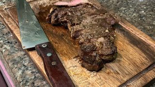 Ribeye Steak  Cast Iron Pan l Quick and Easy [upl. by Enomahs430]