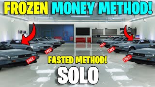 EASY amp NEW SOLO FROZEN MONEY GLITCH IN GTA 5 ONLINE [upl. by Emma]