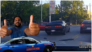 Perfect Chase  Challenger Scatpack 392 SMOKES💨 Police in High Speed Chase [upl. by Occir326]