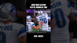 Lions‘ most electric play vs Vikings all time [upl. by Lesna]