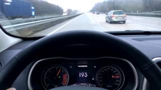 2015 Jeep Cherokee 22 200hp Top Speed 126mph Autobahn Chasing Porsche [upl. by Leahcimsemaj]