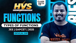 Functions Class 11 Maths in తెలుగు  Types of Functions  JEE 2025  JEE Maths 2025 [upl. by Rubinstein]