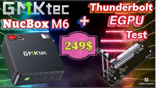 Cheapest Gaming Mini PC GMKtec M6 Full Review and Thunderbolt EGPU Test [upl. by Nahbois]