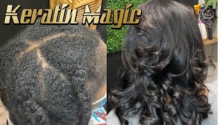 Keratin Treatment on 4 Type hair [upl. by Vernita]