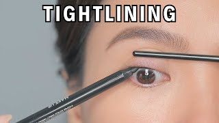 TIGHTLINING for Beginners  Tips for NO TRANSFER and Best EYELINERs for Tightlining [upl. by Mariquilla984]