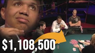 Dwan vs Ivey  the first ever televised MILLION DOLLAR poker pot [upl. by Leonard20]