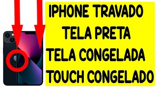 Reiniciar iPhone Tela Travada Tela Preta Tela Congelada Touch Travado  Vários Modelos [upl. by Sined]