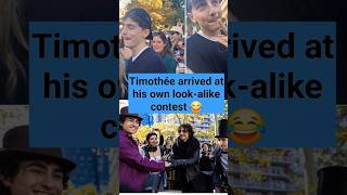 Kylie Jenner bf Timothée Chalamet arrived at his own lookalike contest kylie timotheechalamet [upl. by Tremayne654]