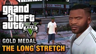 GTA 5  Mission 9  The Long Stretch 100 Gold Medal Walkthrough [upl. by Burnsed]