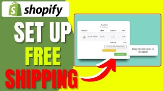 How to Set Up Free Shipping on Shopify  Add Free Shipping Shopify [upl. by Mcclenaghan]