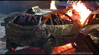 Banger Racing 1600cc World Final  Foxhall Ipswich 2023 [upl. by Ybrek]