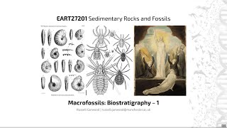 Biostratigraphy  EART27201  Sedimentary Rocks and Fossils [upl. by Anerrol970]