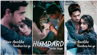 Humdard fullscreen Whatsapp status  Arijit Singh Songs  Sad WhatsApp status  Sad Status [upl. by Studnia]