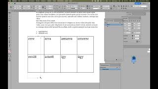 indesign táblázat szöegtávolságok [upl. by Dami744]