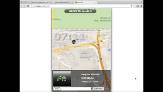 Prague TAXI Order via AAA Web App [upl. by Caneghem641]