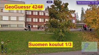 GeoGuessr 424  Suomen koulut 13 [upl. by Kriss]