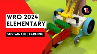 WRO 2024 Elementary quotSustainable Farmingquot [upl. by Idnas]