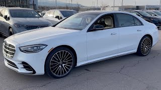 2024 MercedesBenz SClass S 580 4MATIC Sedan Test Drive REVIEW [upl. by Bekha]