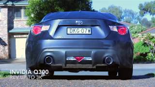 Best Invidia Q300 vs R400 comparison Toyota86 amp BRZ [upl. by Marcia]