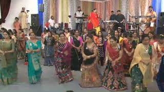 SHREE DAMANIA MACHHI MAHAJAN HALL LEICESTER 5TH DAY LIVE GARBA 2022 [upl. by Yatnuhs]