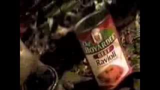 Chef Boyardee Beef Ravioli commercial version 2  1996 [upl. by Kellby607]