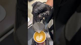 🥰wings🪽tulip🌷amazing coffee ☕️ 😘barista coffee coffeeart saudiarabia 🇸🇦modernsupplysa [upl. by Ornie]