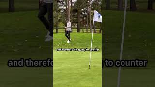 Downslope greenside golfcoach golf golftechnique shortgame [upl. by Nyad998]