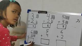 Addition for LKG  basic mathematics for kg  learning addition [upl. by Nylcaj]