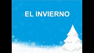 Vocabulario del inviernoSpanish for kids GaMar Talk Winter vocabulary in Spanish [upl. by Eelatan]