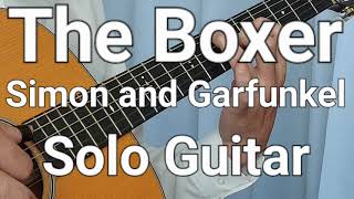 The BoxerSimon and Garfunkel Original guitar arrangement [upl. by Gibrian167]