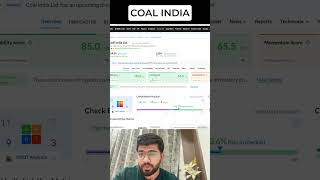 COAL INDIA NEXT BIG THING  PSU Coal India Analysis coalindia [upl. by Heilman]