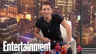 Tom Holland Reacts To Chris Hemsworths Viral Avengers Video  Cover Shoot  Entertainment Weekly [upl. by Sharon948]