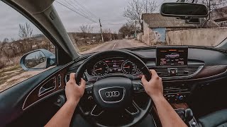 Audi A6 C7 20 TDI POV Test Drive 0100 [upl. by Aliuqet]