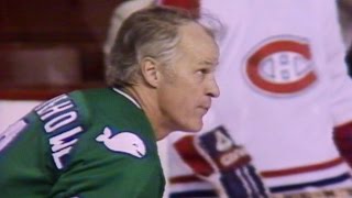 Memories Gordie Howe scores his final playoff goal [upl. by Ahsaret983]