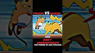 PIKACHU VS RAICHU  PIKACHU ATTITUDE STATUS  shortfeed pokémon ytshorts viralshorts [upl. by Eilyak997]