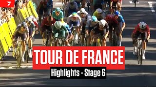 Tour de France 2024 Stage 6 Highlights [upl. by Karolyn]