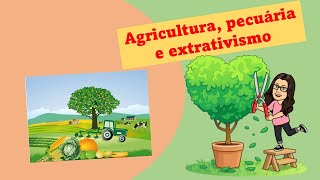 Agricultura pecuária e extrativismo  Ensino Fundamental [upl. by Suixela]