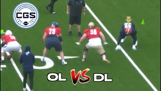 OL vs DL College Gridiron Showcase 2024 Review [upl. by Nylanaj]