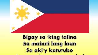 Ako Ay Pilipino w Lyrics [upl. by Retniw]